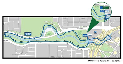 Map Of Buffalo Bayou