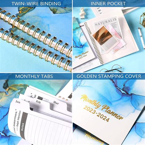 Buy 2023-2024 మంత్లీ ప్లానర్ / క్యాలెండర్ - మంత్లీ ప్లానర్ 2023-2024 ...