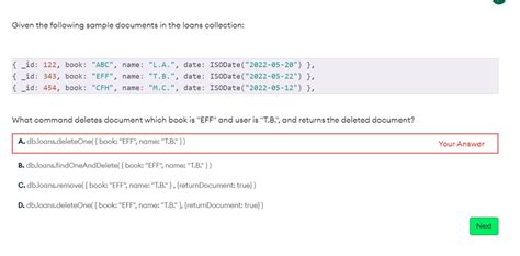 Image result for MongoDB Associate Developer Exam Questions