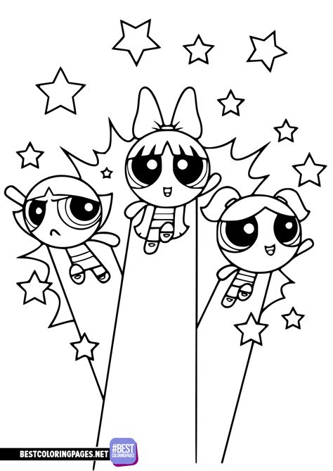 Coloring Pages Powerpuff Girls