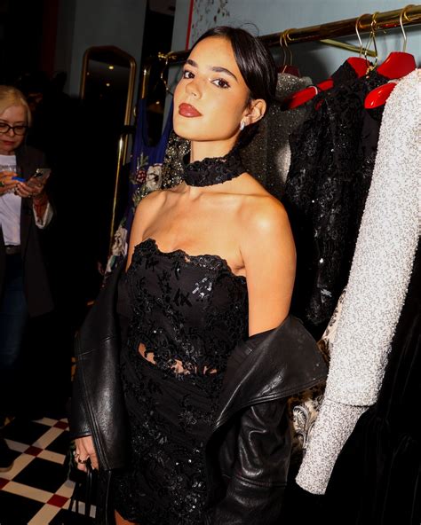 Ella Mendelsohn Selects Black Lace Mini for alice + olivia Event • CelebMafia