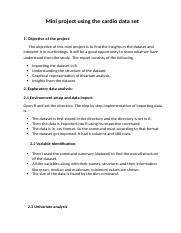 Image result for Cardio Data Project