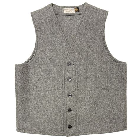 FILSON フィルソン MACKINAW WOOL VEST マッキノー ウール ベスト col:GRAY size:表記なし(L相当 ...