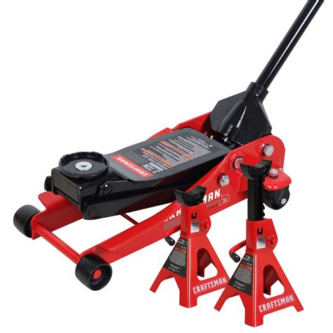 CRAFTSMAN Black 3-Ton Steel Hydraulic Floor Jack | CMXLETNT83312 ...