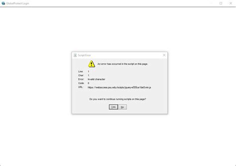 Image result for GlobalProtect Script Error