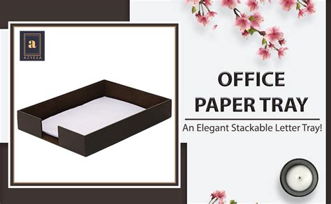 AZYEEA - Paper Tray Stackable Letter Trays Jewelry Display Tray for ...