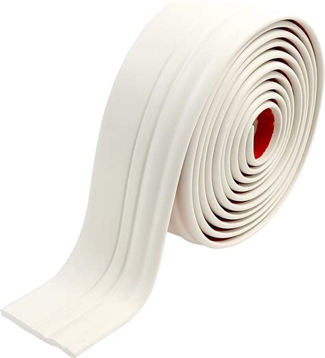 NeatiEase Peel and Stick Baseboards Moulding Trim, 4 Inch x 16.4 Feet ...