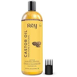 Buy Rey Naturals Castor Oil (Arandi Oil) - Premium Cold Pressed for ...