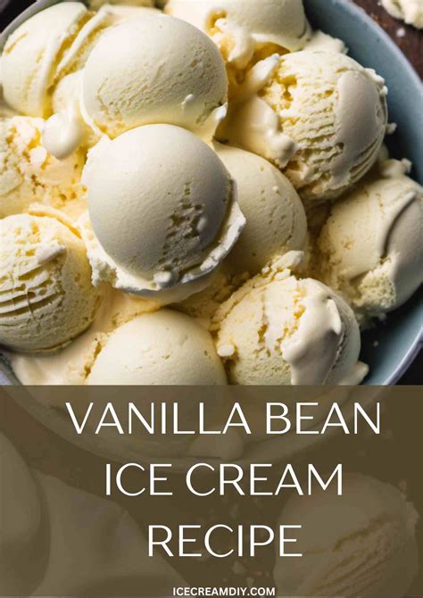 Homemade Vanilla Bean Ice Cream Recipe [Easy] - Ice Cream DIY | Ice Cream Recipes From Scratch