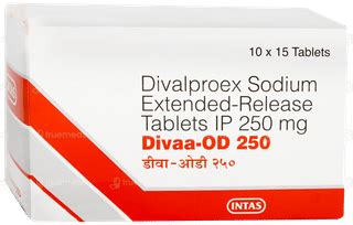 Divaa Od 250 Tablet 15 - Uses, Side Effects, Dosage, Price | Truemeds