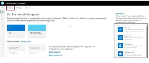 Bot Composer Tutorial 的图像结果