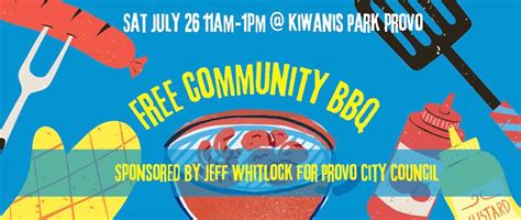 FREE Community BBQ for Pioneer Day, Kiwanis Park, Provo, 26 July 2025 ...