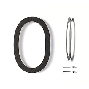 12 Inch Modern Floating House Numbers | Large Metal House Numbers for ...