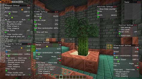 Wurst 7.43 - Vulcan Bypasses - WurstClient.net
