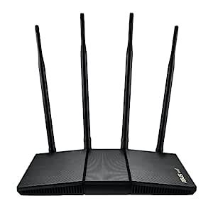 (Refurbished) ASUS RT-AX1800HP Dual Band WiFi 6 Extendable Router ...