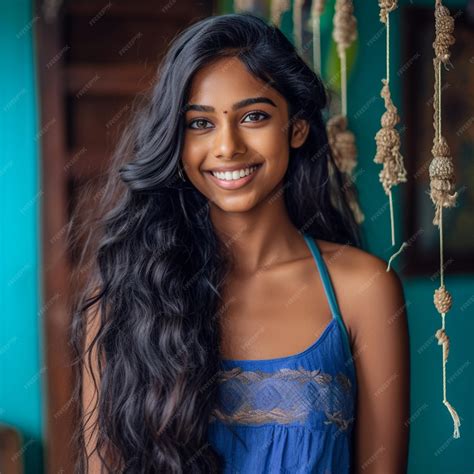Premium AI Image | A beautiful Sri Lankan girl