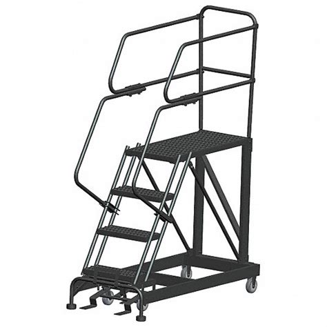 BALLYMORE, 3.3 ft Platform Ht - Max, 24 in x 36 in, Mobile Work ...