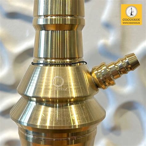 COCOYAYA Mafioso Series Vargo Hookah Golden ( Grey Base ) With Bag ...