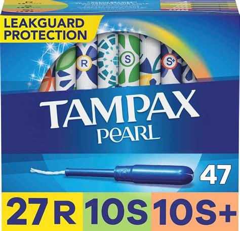 Amazon.com: Tampax Pearl Tampons Multipack, Light/Regular/Super ...