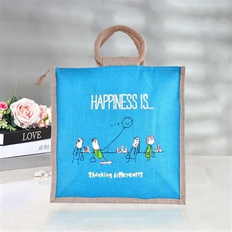 Kuber Industries Fork Knife Print Jute Reusable Eco-Friendly Hand Bag ...