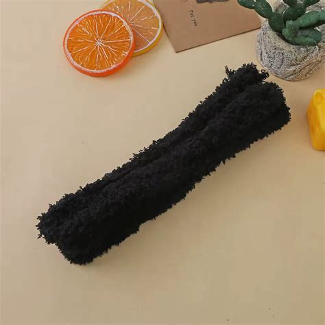 15mm Jumbo Coral Fleece Pipe Cleaners (1 meter - Black) – Furxotic