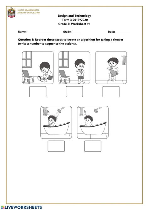 Image result for Algorithmic Thinking Worksheet for Beginners