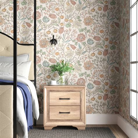 Wallpaper Accent Walls For A Serene Atmosphere In The Bedroom