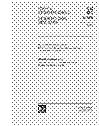 IEC 61868 Ed. 1.0 b:1998, Mineral insulating oils - Determination of ...