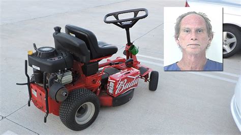 Florida man charged with DUI while riding lawn mower | FOX 4 Dallas ...