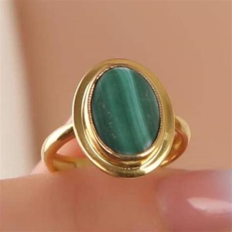 Buy Malachite Ring Online In India - Etsy India