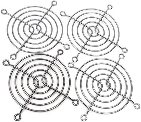 S P 3 INCHES Fan Grill with Aluminum Color Metal Frame - Pack of 5 ...