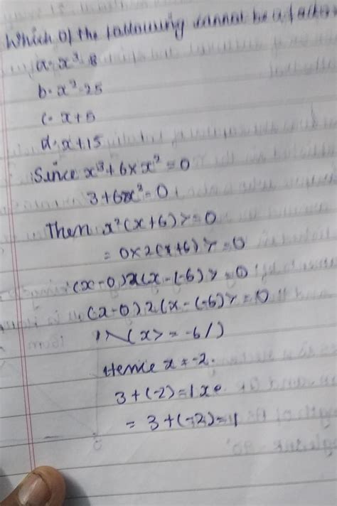 PLS ANSWER FAST......WITH THE STEPS......Which of the following cannot ...