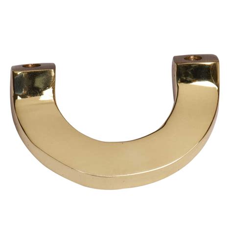 Golden Color Brass U Shape Cabinet pull Handle knob