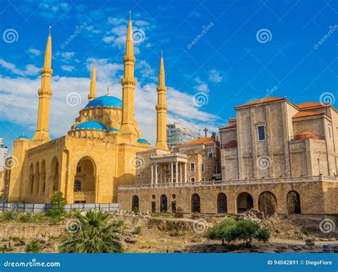 Coexistence of Religions in Lebanon Stock Image - Image of arabic ...