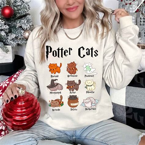 Harry Potter Cats Halloween Shirt - Western Meowdy