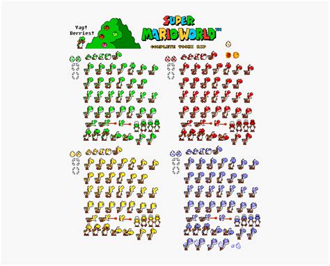 Mario world sprites