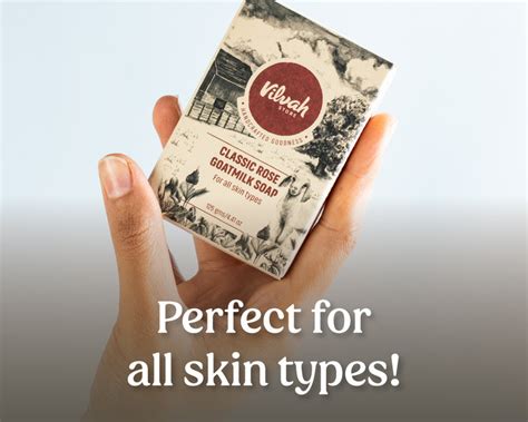 Buy Vilvah rose goatmilk soap online for acne prone skin