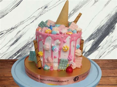 Candy Cone Cake