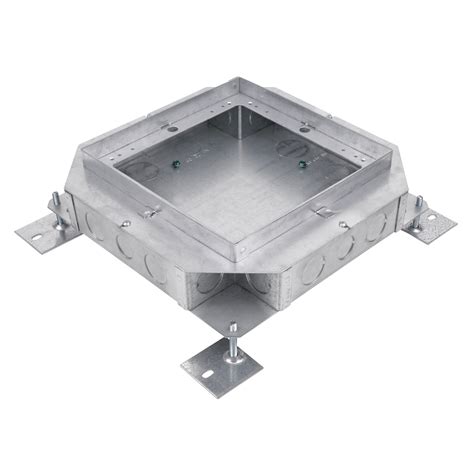 ABB 667-SC Steel City® Floor Box 4 Gangs Recessed Service Floor