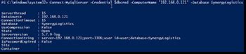 Image result for PowerShell Form Query MySQL