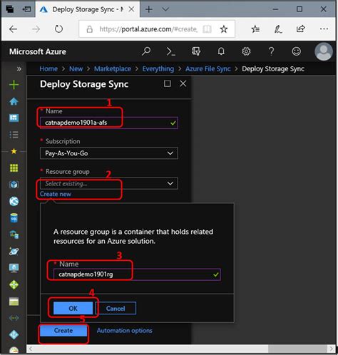 Image result for Create an Azure File Sync