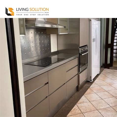 Stainless Steel Kitchen | Kitchen Cabinet Singapore | Living Solution
