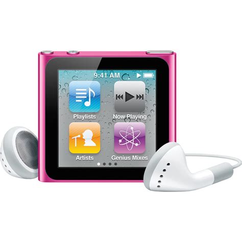 Apple 8GB Refurbished iPod nano 6th Generation (Pink) MC692LL/AR