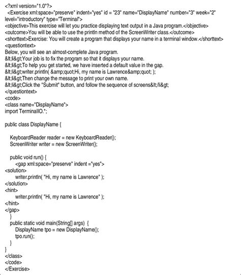 Example How Run a Program with XML 的图像结果