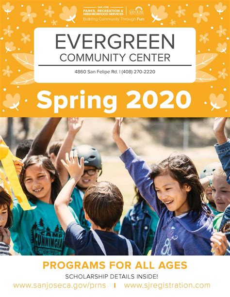 Community Activity Guide Spring 2020 Evergreen Community Center by San ...