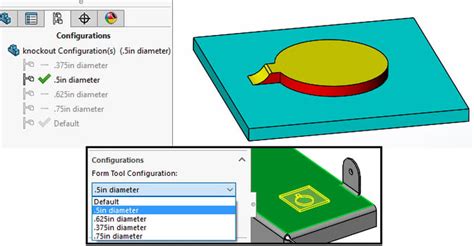 SolidWorks Forming Core Tool Tutorial 的图像结果