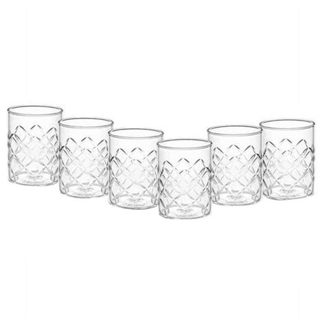 Buy Borosil Crown Whiskey Glass Tumbler Set Of 6 Pcs 350 ml BV430120T61 ...