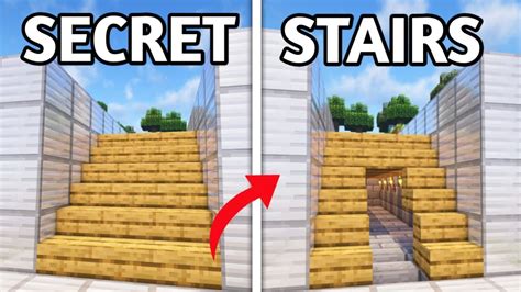 Image result for Minecraft Secret Stairs Tutorial