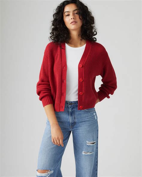 Snowflake Cardigan - Red | Levi's® GB