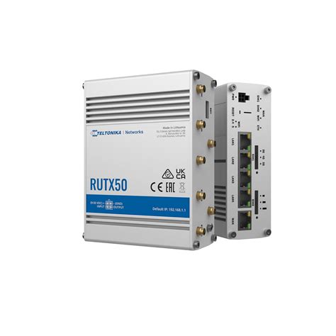 Teltonika RUTX50 5G Dual Sim Router | Ultral High Speed Upto 3.3 Gbps ...